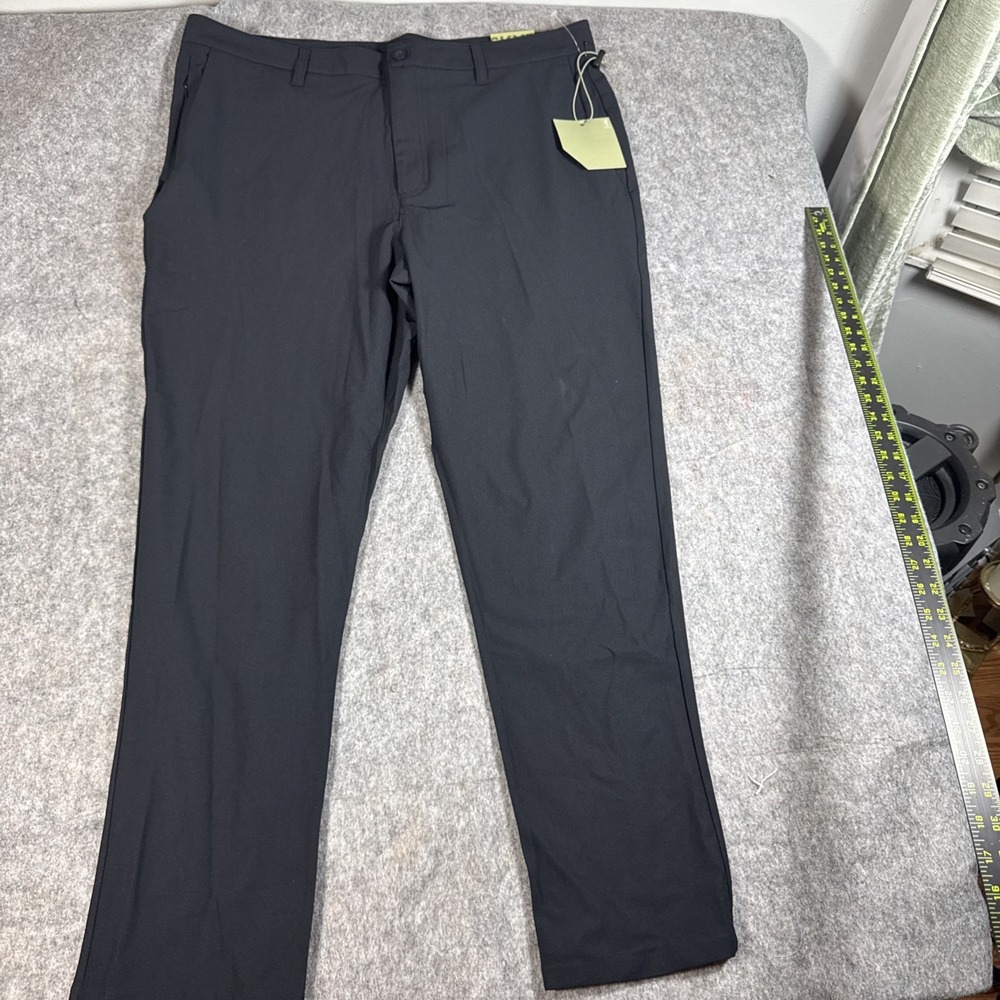 SKYR Mens 4-Way Stretch Anti Odor Moisture Wicking UPF Pant Black 38x30 PM78339